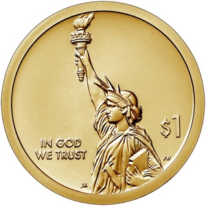 2018 1-dollar - P - Introductory obverse